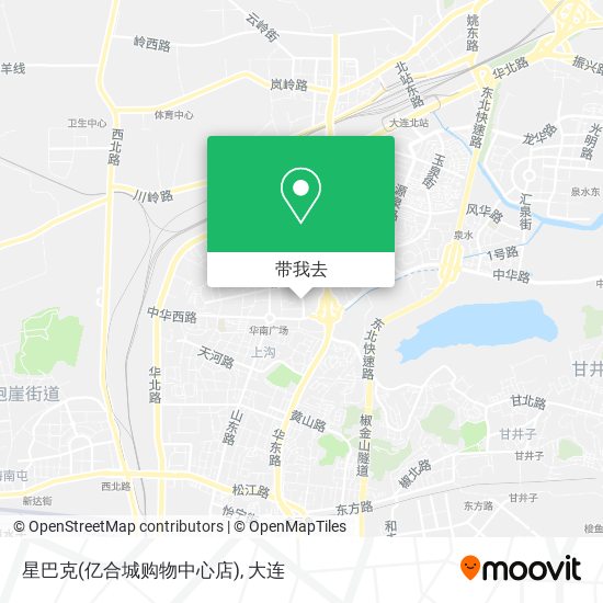 星巴克(亿合城购物中心店)地图