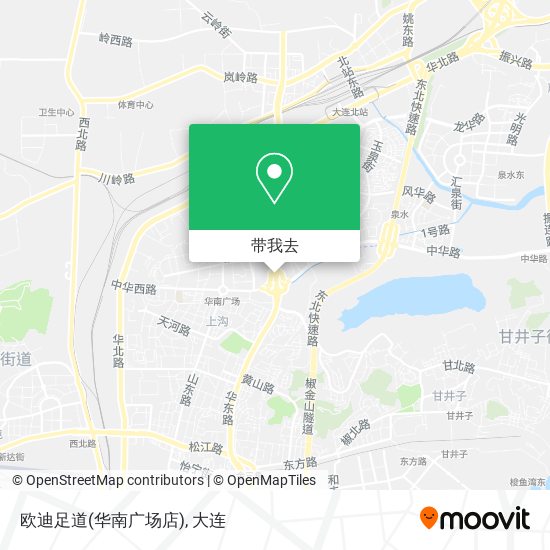 欧迪足道(华南广场店)地图