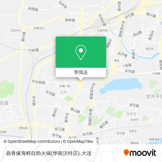 鼎香缘海鲜自助火锅(华南沃特店)地图