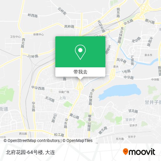 北府花园-64号楼地图