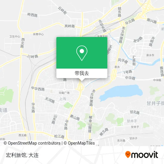 宏利旅馆地图