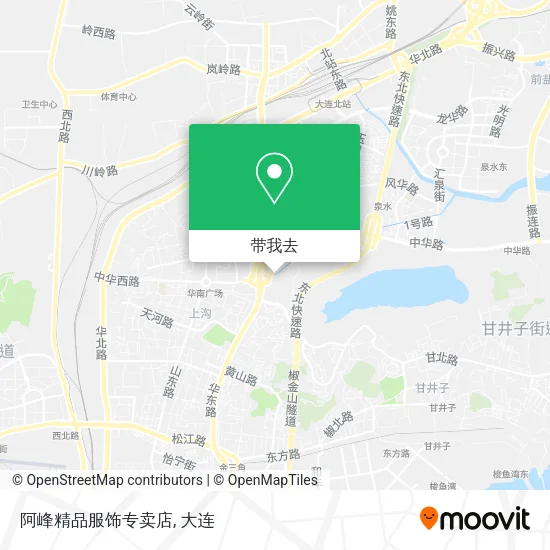 阿峰精品服饰专卖店地图