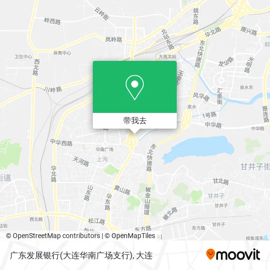 广东发展银行(大连华南广场支行)地图
