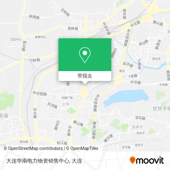 大连华南电力物资销售中心地图