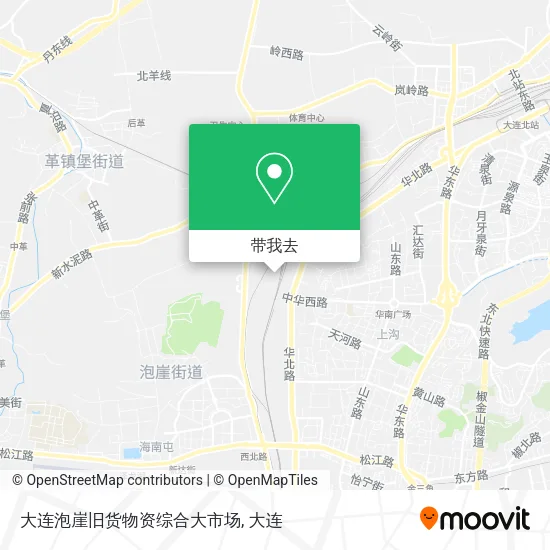 大连泡崖旧货物资综合大市场地图