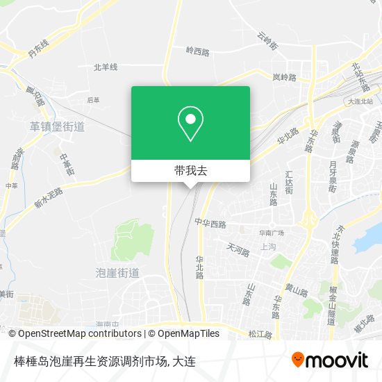 棒棰岛泡崖再生资源调剂市场地图