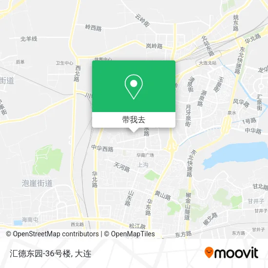 汇德东园-36号楼地图