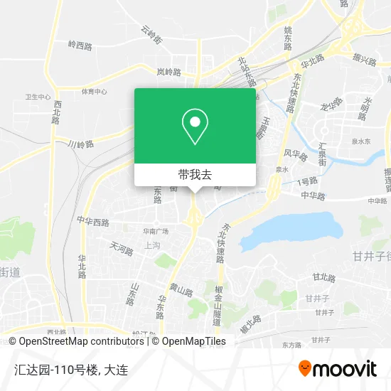 汇达园-110号楼地图