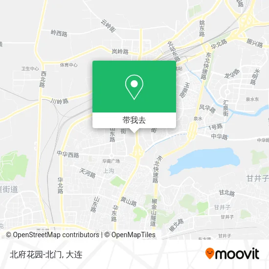 北府花园-北门地图