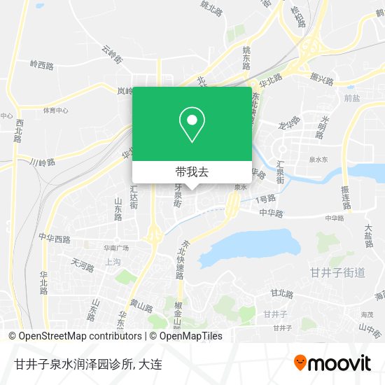 甘井子泉水润泽园诊所地图