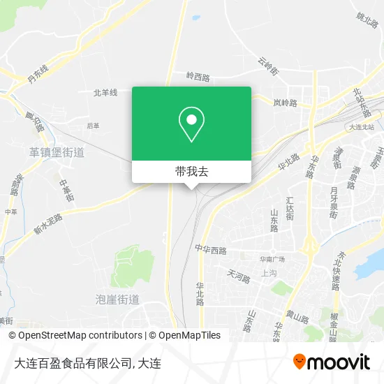 大连百盈食品有限公司地图