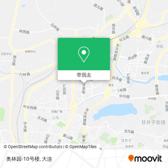 奥林园-10号楼地图