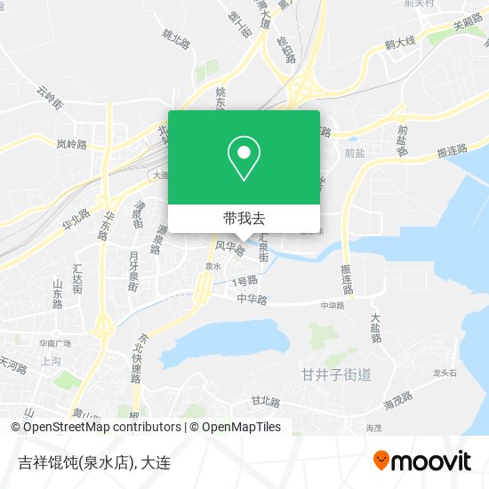 吉祥馄饨(泉水店)地图