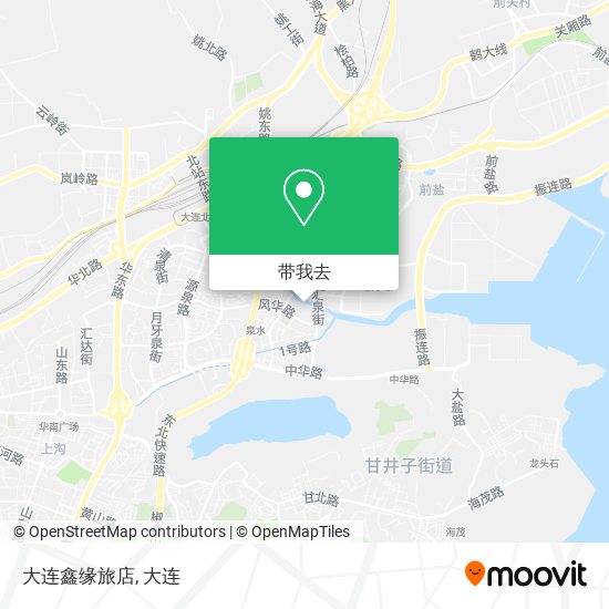 大连鑫缘旅店地图
