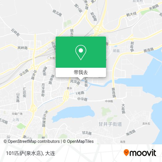 101匹萨(泉水店)地图