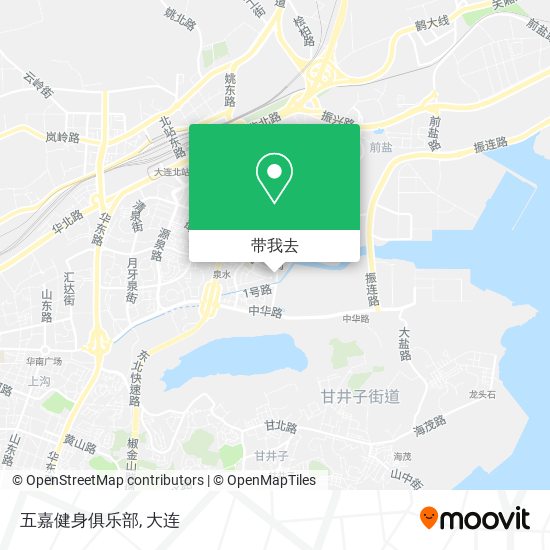 五嘉健身俱乐部地图