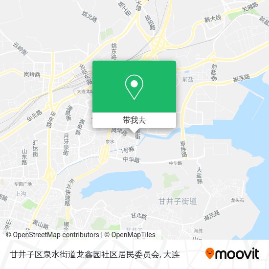 甘井子区泉水街道龙鑫园社区居民委员会地图