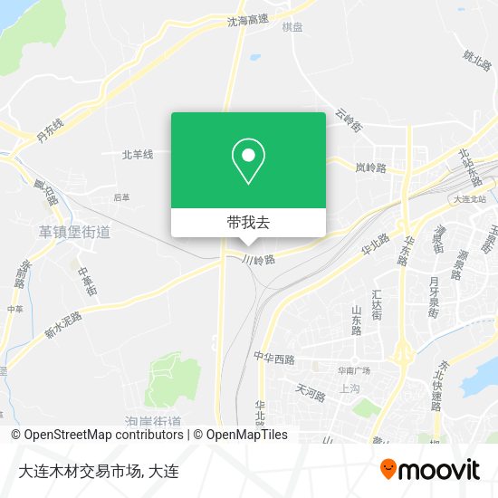 大连木材交易市场地图