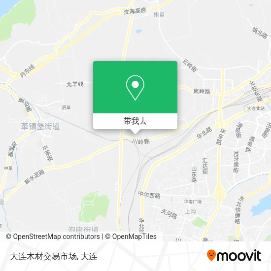 大连木材交易市场地图