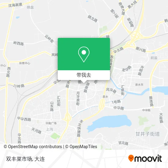 双丰菜市场地图