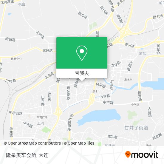 隆泉美车会所地图