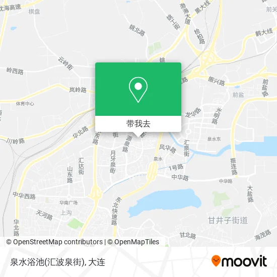 泉水浴池(汇波泉街)地图