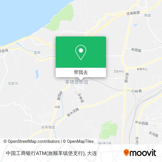 中国工商银行ATM(旅顺革镇堡支行)地图
