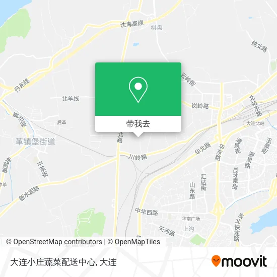 大连小庄蔬菜配送中心地图