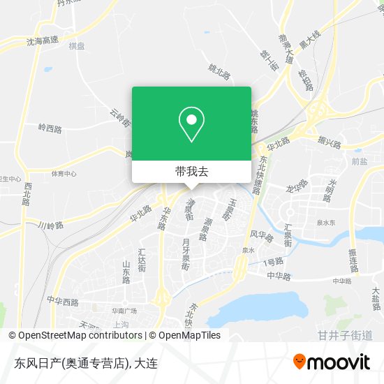 东风日产(奥通专营店)地图