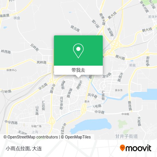 小雨点拉面地图