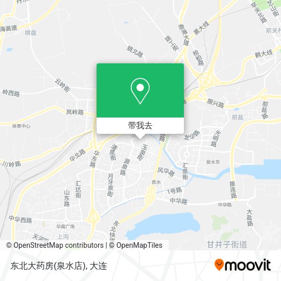 东北大药房(泉水店)地图