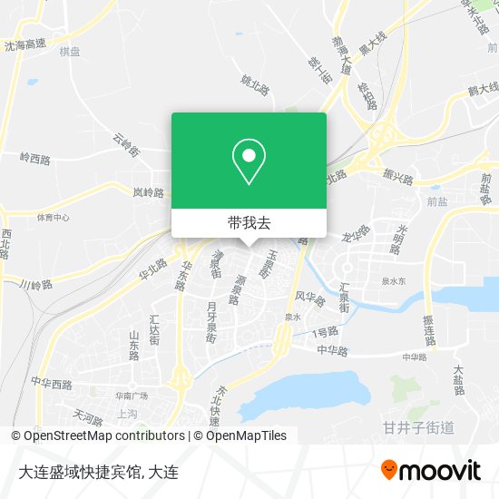 大连盛域快捷宾馆地图