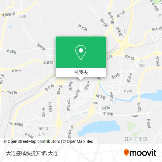 大连盛域快捷宾馆地图