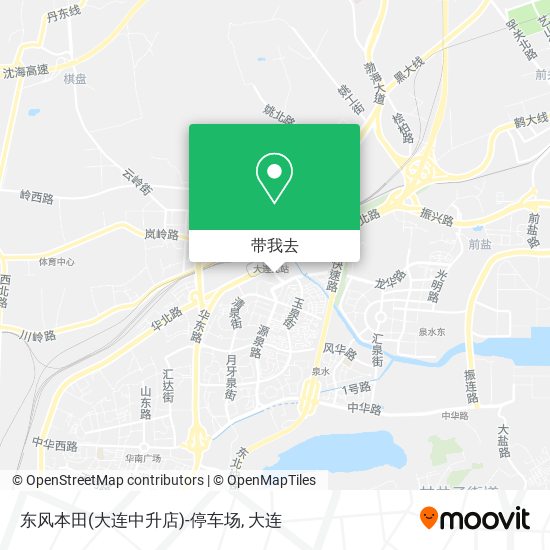 东风本田(大连中升店)-停车场地图