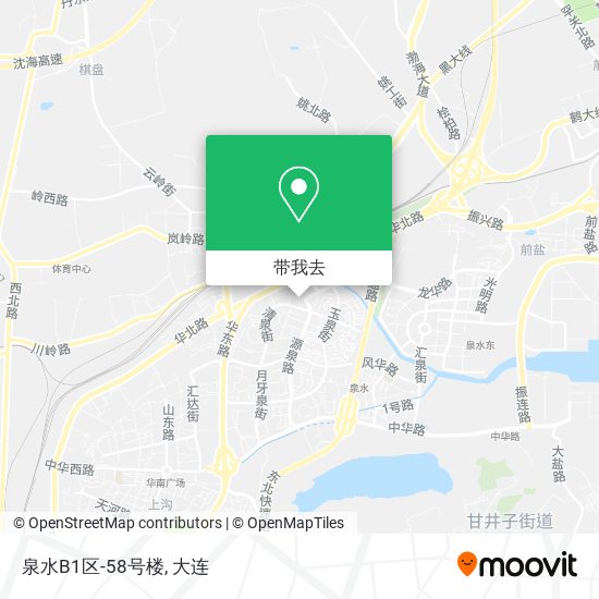 泉水B1区-58号楼地图