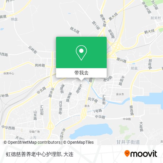 虹德慈善养老中心护理部地图
