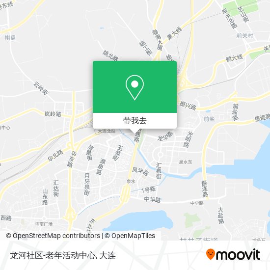 龙河社区-老年活动中心地图