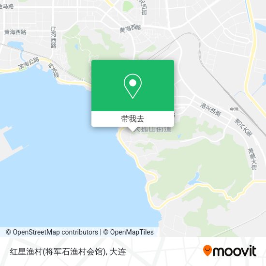 红星渔村(将军石渔村会馆)地图