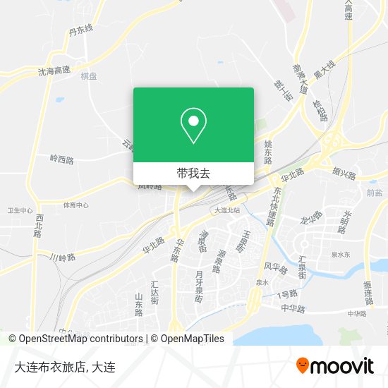 大连布衣旅店地图
