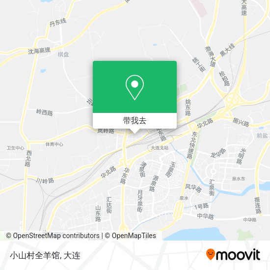 小山村全羊馆地图