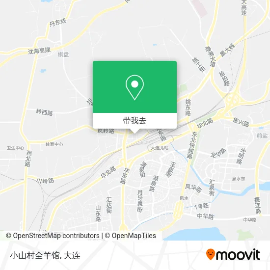 小山村全羊馆地图