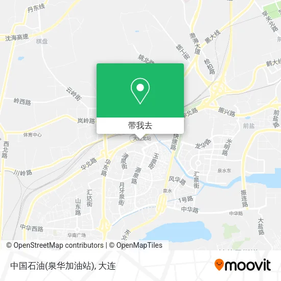中国石油(泉华加油站)地图