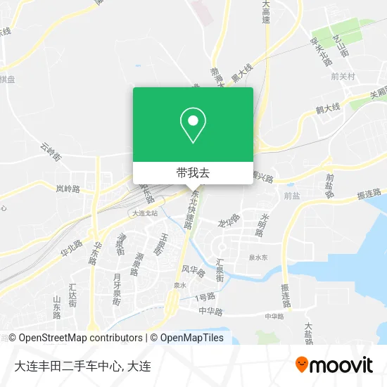 大连丰田二手车中心地图