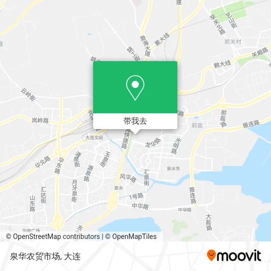 泉华农贸市场地图