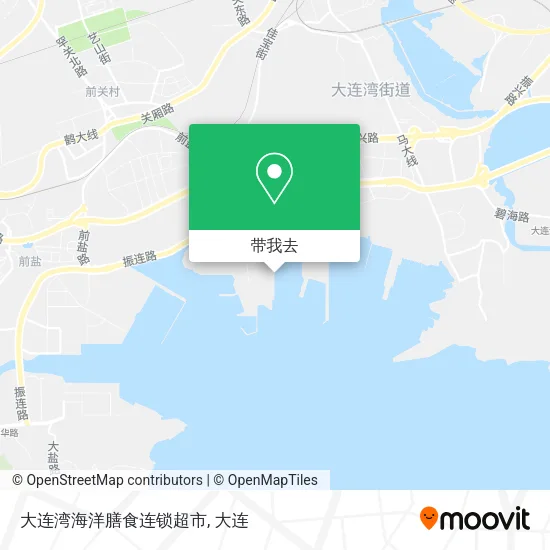 大连湾海洋膳食连锁超市地图