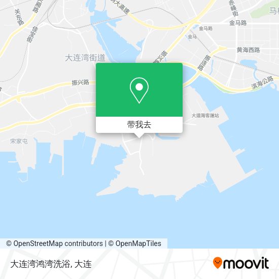 大连湾鸿湾洗浴地图