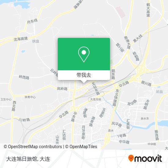 大连旭日旅馆地图