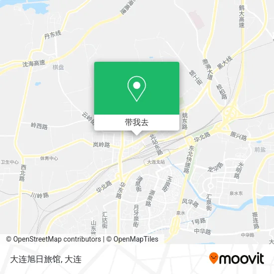 大连旭日旅馆地图