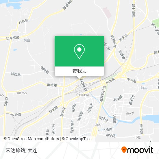 宏达旅馆地图
