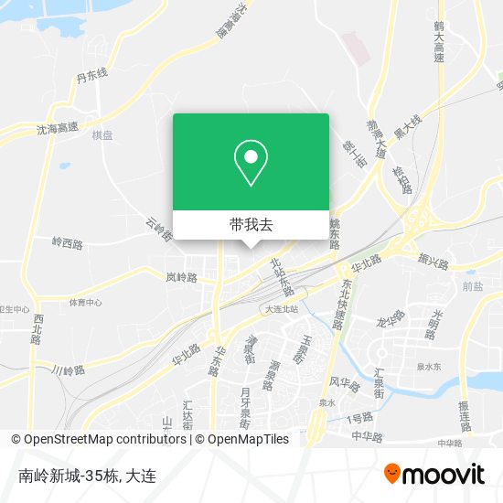 南岭新城-35栋地图